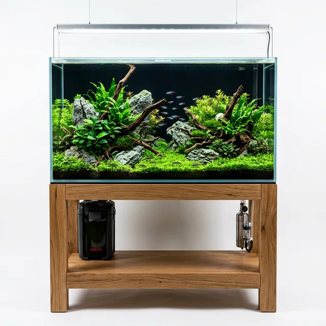 Beautiful aquarium setup at My Life Aquarium